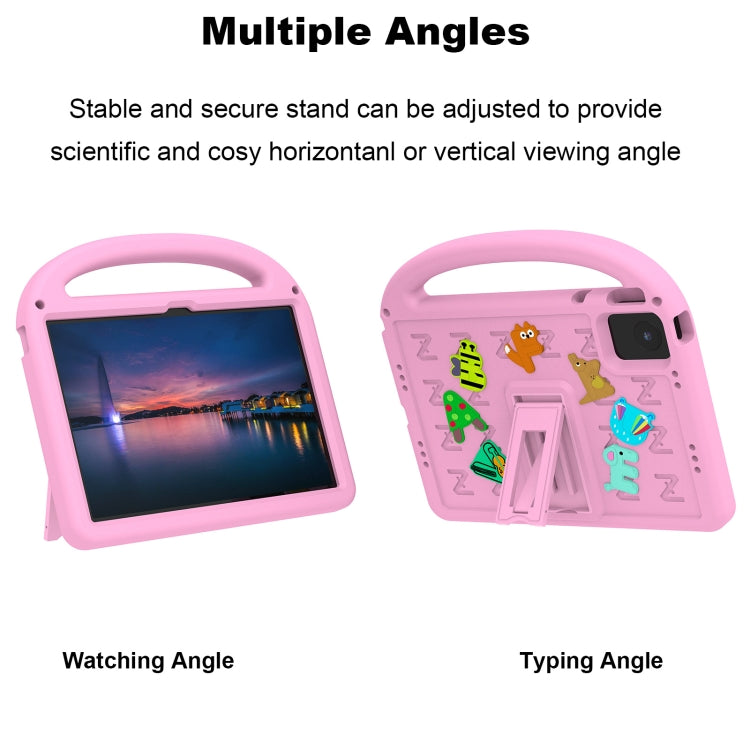 For Lenovo Tab M11 / Xiaoxin Pad 11 2024 Cartoon Sparrow EVA Shockproof Tablet Case(Pink) - Lenovo by PMC TechLife | Online Shopping South Africa | PMC TechLife | Buy Now Pay Later Mobicred