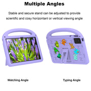 For Lenovo Tab M11 / Xiaoxin Pad 11 2024 Cartoon Sparrow EVA Shockproof Tablet Case(Taro Purple)