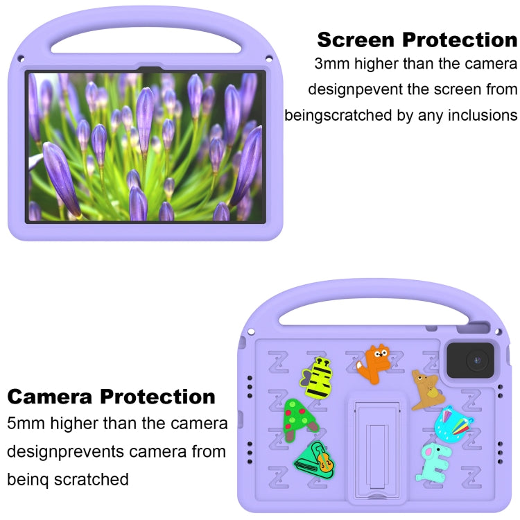 For Lenovo Tab M11 / Xiaoxin Pad 11 2024 Cartoon Sparrow EVA Shockproof Tablet Case(Taro Purple) - Lenovo by PMC TechLife | Online Shopping South Africa | PMC TechLife | Buy Now Pay Later Mobicred