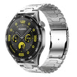 For Huawei Watch GT 4 46mm 22mm Double Lock Buckle Turtle Steel Watch Band(Silver) - free shipping - PMC TechLife - Order now!