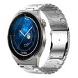 For Huawei Watch GT 3 46mm 22mm Double Lock Buckle Turtle Steel Watch Band(Silver) - free shipping - PMC TechLife - Order now!