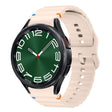 For Samsung Galaxy Watch 6 Classic Wave Pattern Stitched Silicone Watch Band(Pink) - free shipping - PMC TechLife - Order now!