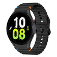 For Samsung Galaxy Watch 5 40 / 44mm Wave Pattern Stitched Silicone Watch Band(Black) - free shipping - PMC TechLife - Order now!