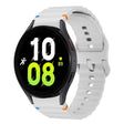 For Samsung Galaxy Watch 5 40 / 44mm Wave Pattern Stitched Silicone Watch Band(Light Gray) - free shipping - PMC TechLife - Order now!