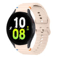 For Samsung Galaxy Watch 5 40 / 44mm Wave Pattern Stitched Silicone Watch Band(Pink) - free shipping - PMC TechLife - Order now!