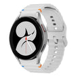 For Samsung Galaxy Watch 4 40 / 44mm Wave Pattern Stitched Silicone Watch Band(Light Gray) - free shipping - PMC TechLife - Order now!