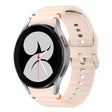 For Samsung Galaxy Watch 4 40 / 44mm Wave Pattern Stitched Silicone Watch Band(Pink) - free shipping - PMC TechLife - Order now!