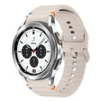 For Samsung Galaxy Watch 4 Classic 42 / 46mm Wave Pattern Stitched Silicone Watch Band(Starlight) - free shipping - PMC TechLife - Order now!
