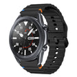 For Samsung Galaxy Watch3 41mm Wave Pattern Stitched Silicone Watch Band(Black) - free shipping - PMC TechLife - Order now!