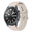 For Samsung Galaxy Watch3 41mm Wave Pattern Stitched Silicone Watch Band(Starlight) - free shipping - PMC TechLife - Order now!