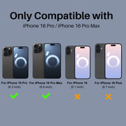 For iPhone 16 Pro / 16 Pro Max NORTHJO Camera Lens Protector 3D Night Shot Tempered Glass Film(Black)