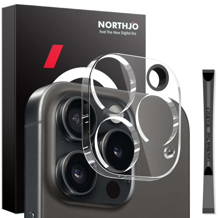 For iPhone 15 Pro / 15 Pro Max NORTHJO Camera Lens Protector 3D HD Tempered Glass Film(Clear) - free shipping - PMC Jewellery - Order now!
