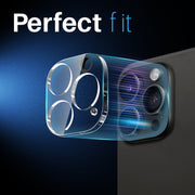 For iPhone 15 Pro / 15 Pro Max NORTHJO Camera Lens Protector 3D HD Tempered Glass Film(Clear)
