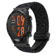 For Ticwatch Pro 3 Ultra 22mm Magnetic Buckle Braided Watch Band(Stars Black) - Watch Bands by PMC TechLife | Online Shopping South Africa | PMC TechLife | Buy Now Pay Later Mobicred