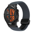 For Ticwatch Pro 3 Ultra 22mm Magnetic Buckle Braided Watch Band(Dark Gray) - Watch Bands by PMC TechLife | Online Shopping South Africa | PMC TechLife | Buy Now Pay Later Mobicred