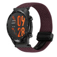 For Ticwatch Pro 3 Ultra 22mm Magnetic Buckle Braided Watch Band(Dark Brown) - Watch Bands by PMC TechLife | Online Shopping South Africa | PMC TechLife | Buy Now Pay Later Mobicred