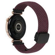 For Ticwatch Pro 3 Ultra 22mm Magnetic Buckle Braided Watch Band(Dark Brown)