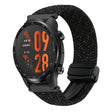For Ticwatch Pro 3 Ultra 22mm Magnetic Buckle Braided Watch Band(Starlight Black) - Watch Bands by PMC TechLife | Online Shopping South Africa | PMC TechLife | Buy Now Pay Later Mobicred