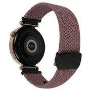 For Ticwatch Pro 3 Ultra 22mm Magnetic Buckle Braided Watch Band(Smoke Purple)
