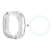 For Samsung Galaxy Watch Ultra 47mm ENKAY Hat-Prince Electroplated Soft TPU Case + 0.2mm 9H Glass Screen Protector(Transparent)