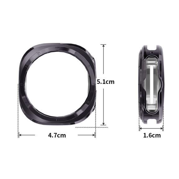 For Samsung Galaxy Watch Ultra 47mm ENKAY Hat-Prince Electroplated Soft TPU Case + 0.2mm 9H Glass Screen Protector(Transparent)