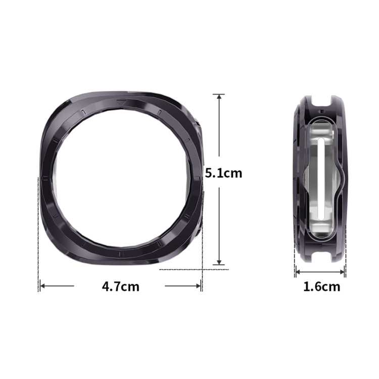 For Samsung Galaxy Watch Ultra 47mm ENKAY Hat-Prince Electroplated Soft TPU Case + 0.2mm 9H Glass Screen Protector(Transparent)
