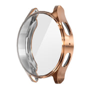 For Samsung Galaxy Watch7 40mm ENKAY Hat-Prince Full Coverage Electroplated Soft TPU Case with Screen Protection(Rose Gold)