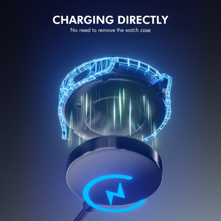 For Samsung Galaxy Watch7 40mm ENKAY Hat-Prince Electroplated Hard PC Case + 0.2mm 9H Glass Screen Protector(Dark Blue) - free shipping - PMc TechLife - Order now!