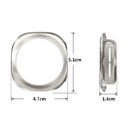 For Samsung Galaxy Watch Ultra 47mm ENKAY Hat-Prince Electroplated Hard PC Case + 0.2mm 9H Glass Screen Protector(Transparent)