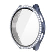 For Samsung Galaxy Watch7 44mm ENKAY Hat-Prince Blink Full Coverage PC + Tempered Glass Film Integrated Watch Case(Dark Blue) - free shipping - PMc TechLife - Order now!