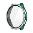 For Samsung Galaxy Watch7 44mm ENKAY Hat-Prince Blink Full Coverage PC + Tempered Glass Film Integrated Watch Case(Dark Green) - free shipping - PMc TechLife - Order now!
