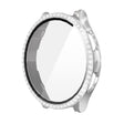 For Samsung Galaxy Watch7 40mm ENKAY Hat-Prince Blink Full Coverage PC + Tempered Glass Film Integrated Watch Case(Silver) - free shipping - PMc TechLife - Order now!