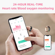 R11M SIZE 9 Smart Ring, Support Heart Rate / Blood Oxygen / Sleep / Multiple Sports Modes(Black)