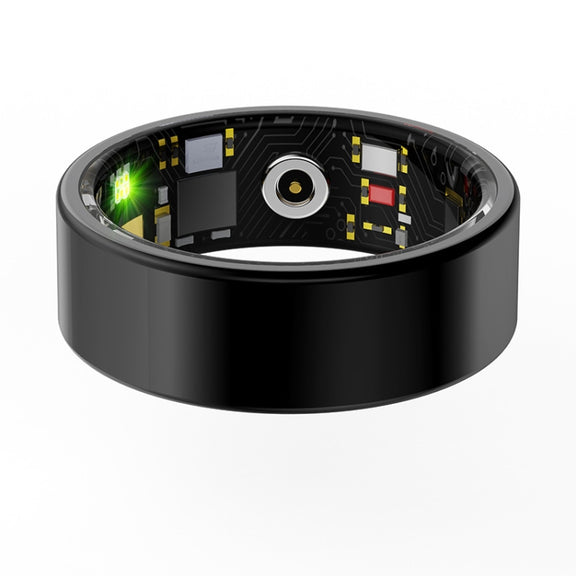 R11M SIZE 10 Smart Ring, Support Heart Rate / Blood Oxygen / Sleep / Multiple Sports Modes(Black)