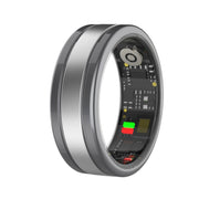 R18 SIZE 10 Smart Ring, Support Heart Rate / Blood Oxygen / Sleep / Multiple Sports Modes(Black)