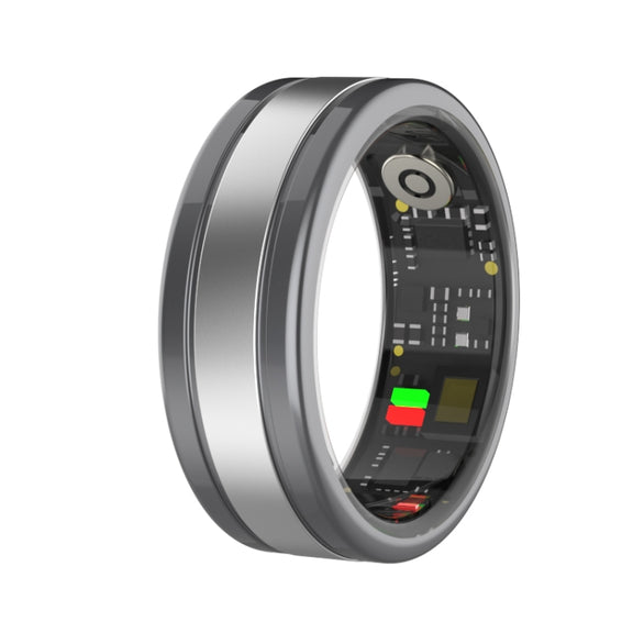 R18 SIZE 10 Smart Ring, Support Heart Rate / Blood Oxygen / Sleep / Multiple Sports Modes(Black)