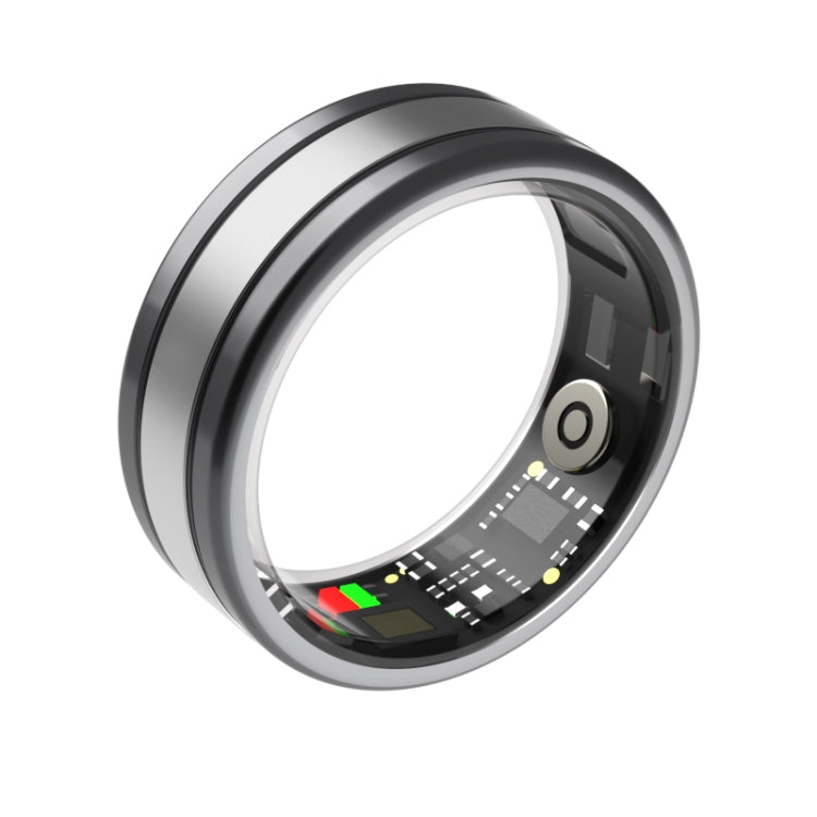 R18 SIZE 10 Smart Ring, Support Heart Rate / Blood Oxygen / Sleep / Multiple Sports Modes(Black)