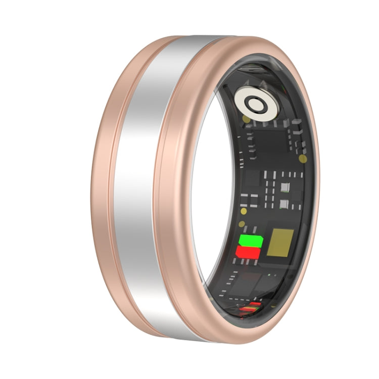 R18 SIZE 10 Smart Ring, Support Heart Rate / Blood Oxygen / Sleep / Multiple Sports Modes(Gold)