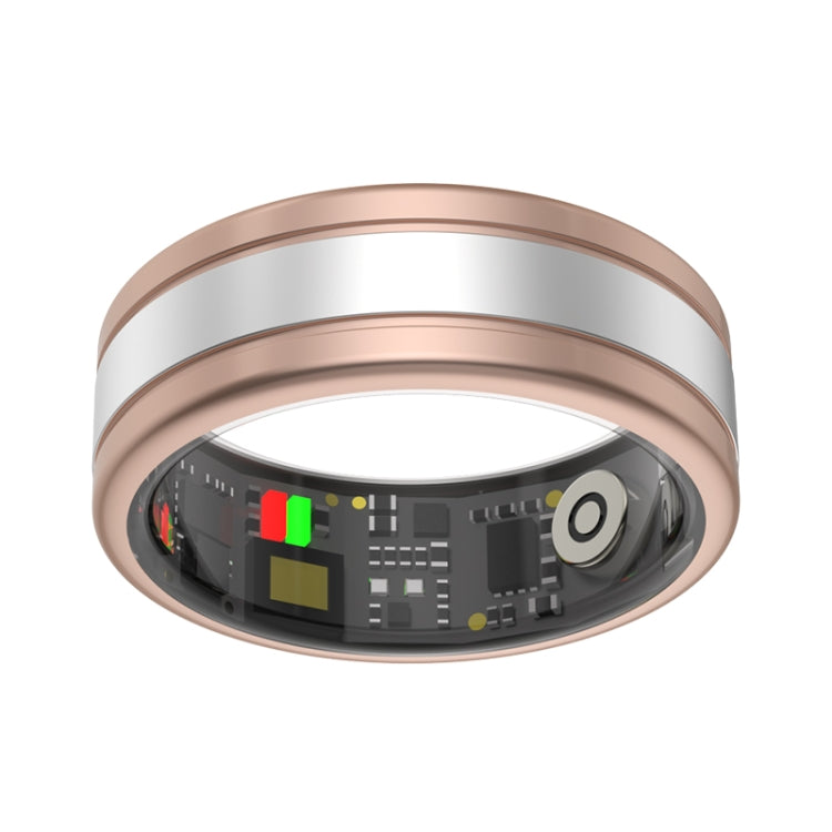 R18 SIZE 10 Smart Ring, Support Heart Rate / Blood Oxygen / Sleep / Multiple Sports Modes(Gold)