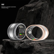 R18 SIZE 10 Smart Ring, Support Heart Rate / Blood Oxygen / Sleep / Multiple Sports Modes(Black)