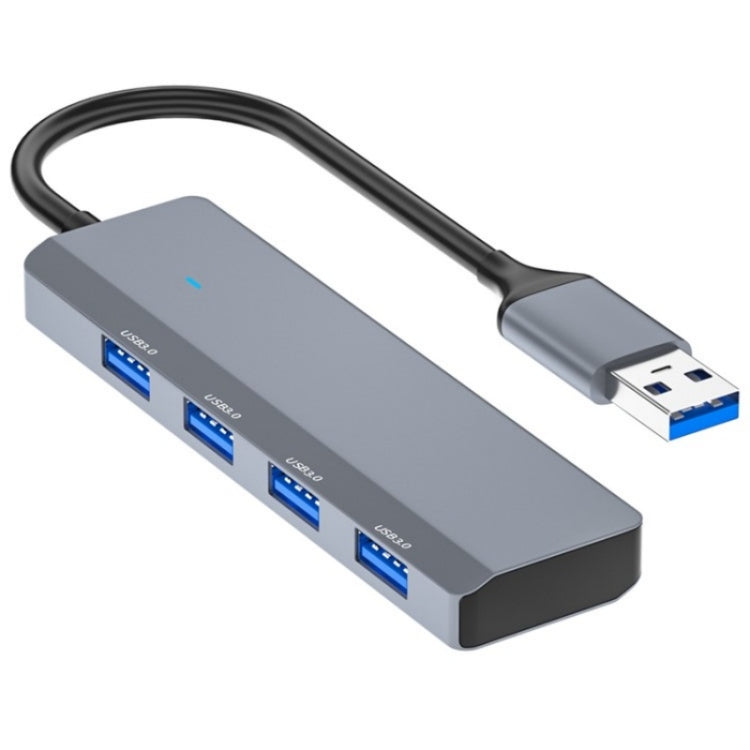 ADS-305A Aluminum Alloy USB to 4-Ports USB3.0 USB HUB Laptop Adapter Docking Station - USB 3.0 HUB by PMC Jewellery | Online Shopping South Africa | PMC Jewellery | Buy Now Pay Later Mobicred