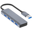 ADS-305A Aluminum Alloy USB to 4-Ports USB3.0 USB HUB Laptop Adapter Docking Station - USB 3.0 HUB by PMC TechLife | Online Shopping South Africa | PMC TechLife | Buy Now Pay Later Mobicred