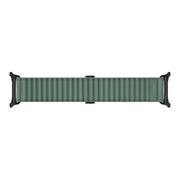 For Samsung Galaxy Watch Ultra 47mm Ocean Style Magnetic Buckle Braided Watch Band(Army Green)