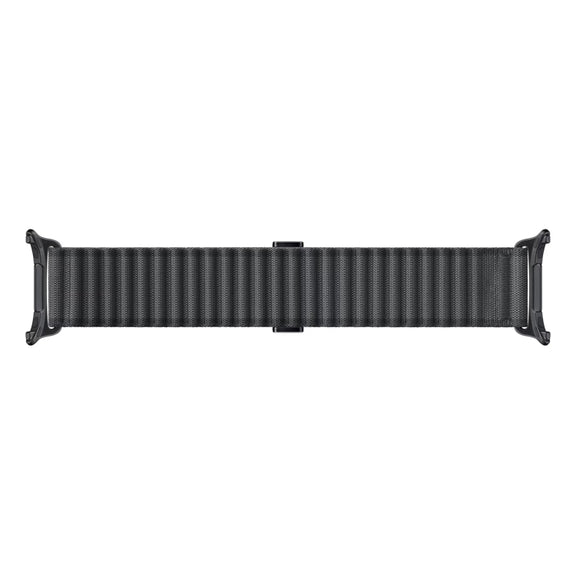 For Samsung Galaxy Watch Ultra 47mm Ocean Style Magnetic Buckle Braided Watch Band(Dark Gray)