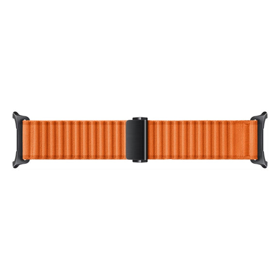 For Apple Watch Ultra 2 49mm Off Road Magnetic Buckle Braided Nylon Watch Band(Orange)