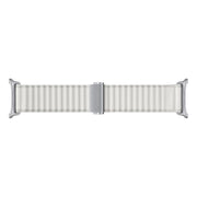 For Apple Watch Ultra 49mm Off Road Magnetic Buckle Braided Nylon Watch Band(White)