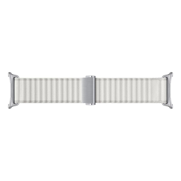 For Apple Watch Ultra 49mm Off Road Magnetic Buckle Braided Nylon Watch Band(White)