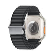 For Apple Watch Ultra 49mm Off Road Magnetic Buckle Braided Nylon Watch Band(Dark Gray) - Watch Bands by PMC TechLife | Online Shopping South Africa | PMC TechLife | Buy Now Pay Later Mobicred
