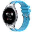 For Samsung Galaxy Watch 7 40 / 44mm 20mm Quick Release Silver Buckle Royal Silicone Watch Band(Sky Blue) - free shipping - PMC TechLife - Order now!