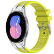For Samsung Galaxy Watch 5 40 / 44mm 20mm Quick Release Silver Buckle Royal Silicone Watch Band(Vital Yellow) - free shipping - PMC TechLife - Order now!